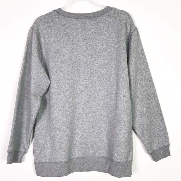 Green Tea GRL PWR Grey Sweatshirt B17/33 - Picture 5 of 9